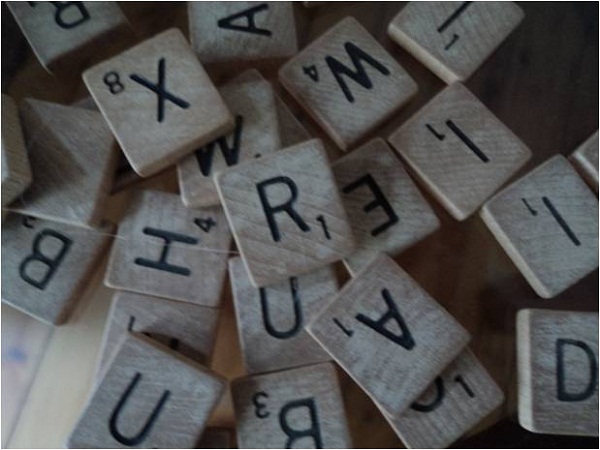 Recycle Scrabble Tiles