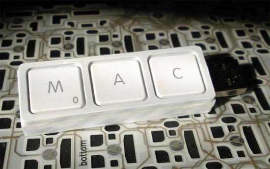 recycled macbook keys usb drive 2