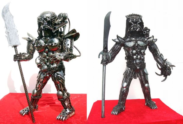 recycled metal art sculptures 3