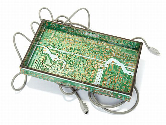 recycled motherboard decorative tray