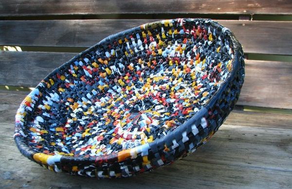 recycled plastic bag basket 5