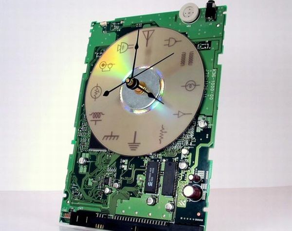 Recycled Circuit Board Clock