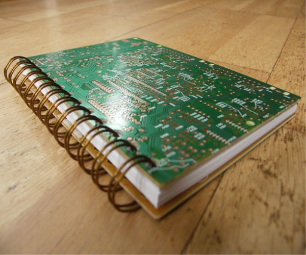 Recycled Circuit Board Notebook