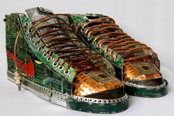 Recycled Circuit Board Sneakers