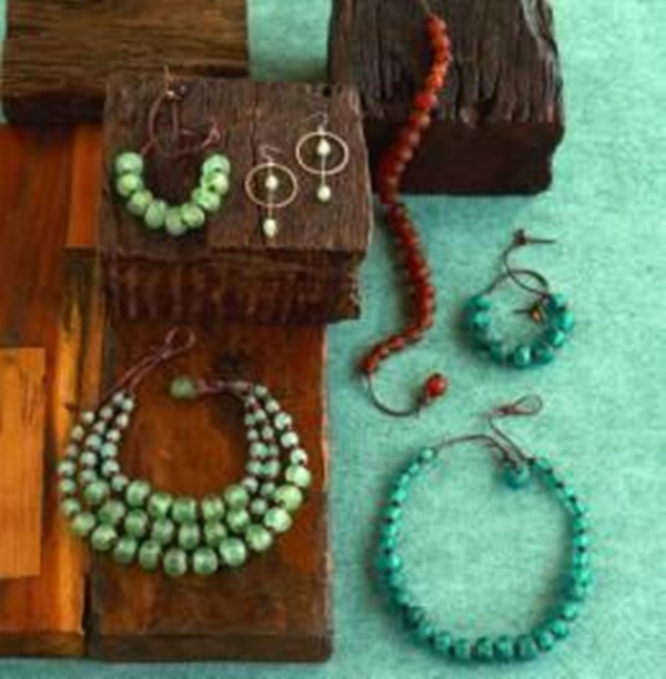 Recycled Glass Bead Jewelry