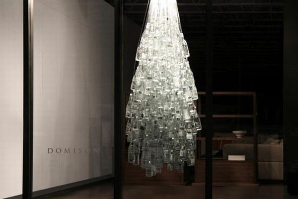 Recycled Glass Water Bottles Christmas Tree