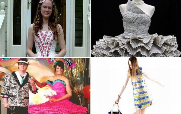 Recycled prom dress