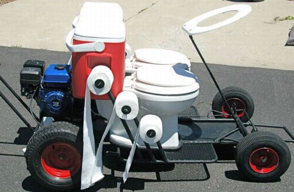 Toilet Go-Cart