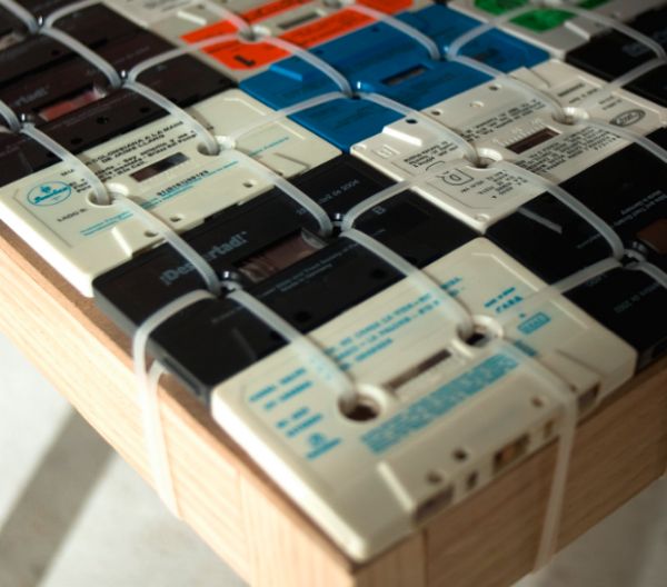 retro cassette tape chair 2