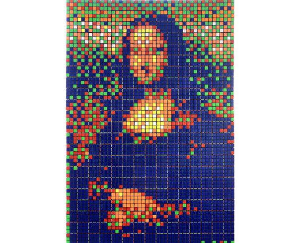 Rubikâs cube Mona Lisa