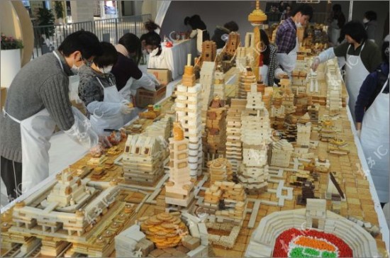 shanghai city made from sweets 1