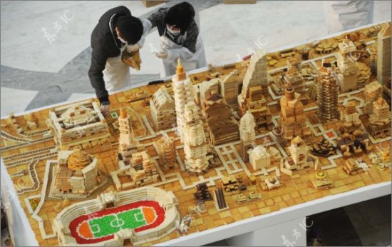 shanghai city made from sweets 7