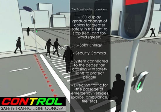 smart traffic light system utilizes solar power to