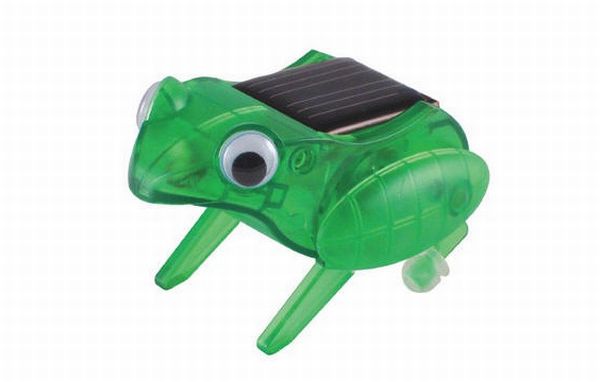 Solar hopping frog