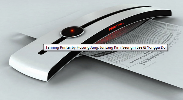 Solar Printing concept by Hosung Jung, Junsang Kim