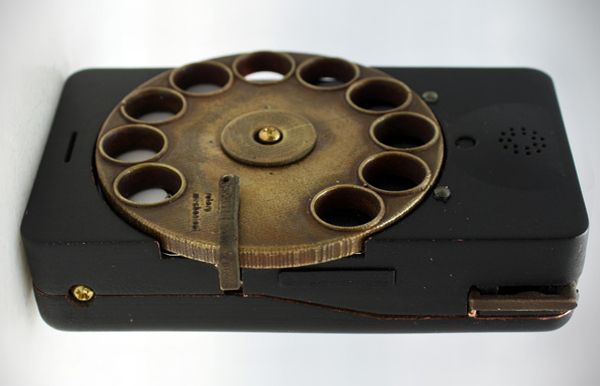 Steampunk Rotary Smartphone by Richard Clarkson