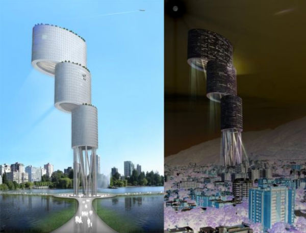 Sustainable vertuical city