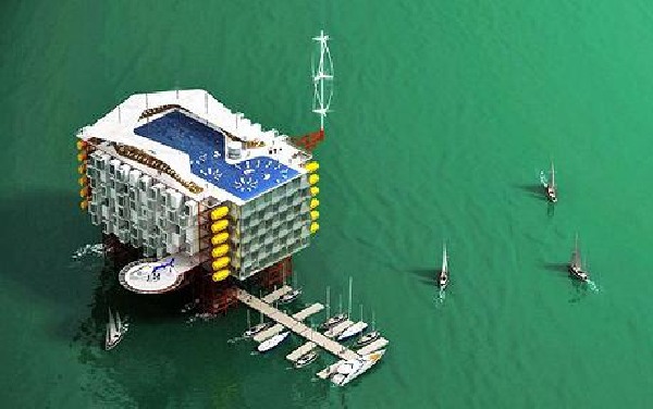 the Oil Rig hotel