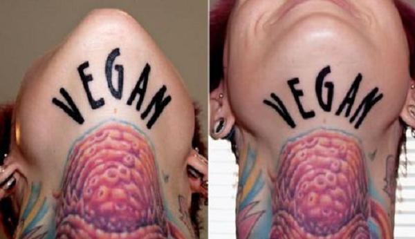 The Vegan tattoo