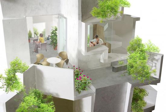 tree ness house connects organic nature with resid