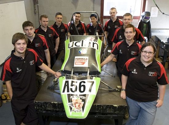 uclan green car for 2010 formula student competiti