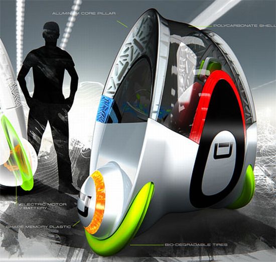 uvo concept fuel cell powered car 3