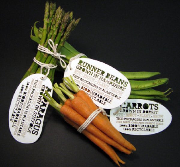 Vegetable Labels by Ben Huttly