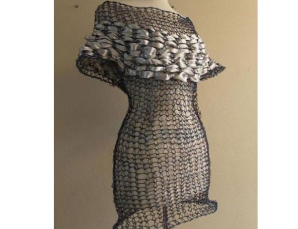 Wire Dress by Tuan Tran