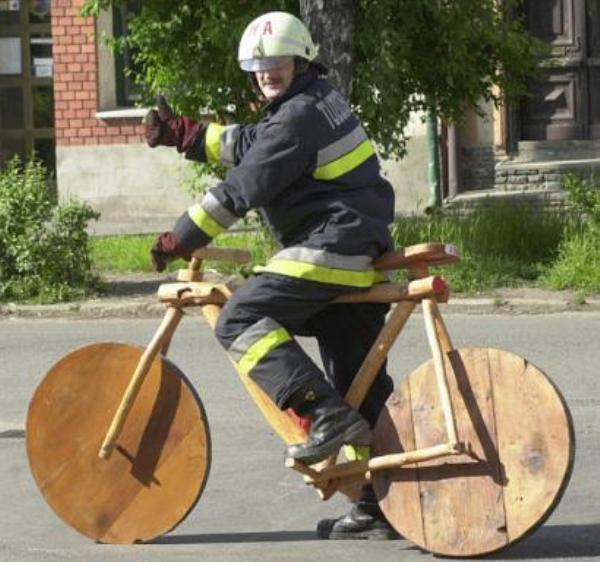 Wooden bike