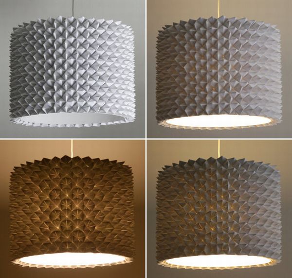 Multifaceted Drum Lamp Shade Is A, How To Make A Drum Light Shade