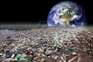4310095-image-showing-earth-sinking-in-heavy-water-pollution-with-tons-of-plastic-containers