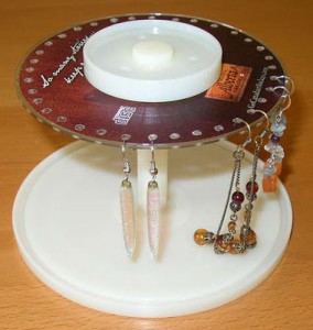 CD Spindle Earring Holder