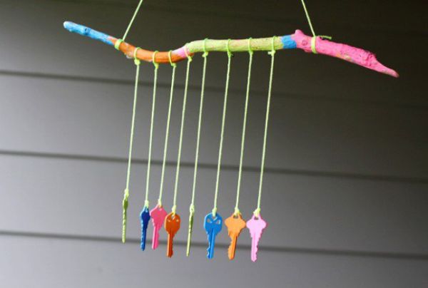 Color key wind chime