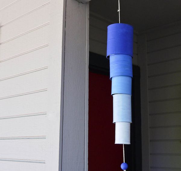 Ombre can wind chimes
