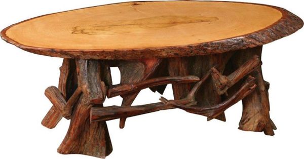 tree stumps Coffee table