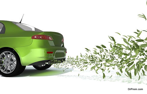 green car