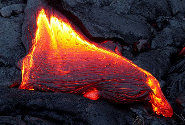 volcanic magma