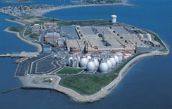 Deer Island Sewage Treatment Plant