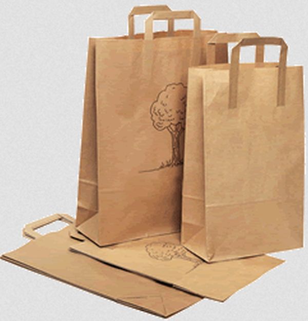 Recycled paper totes