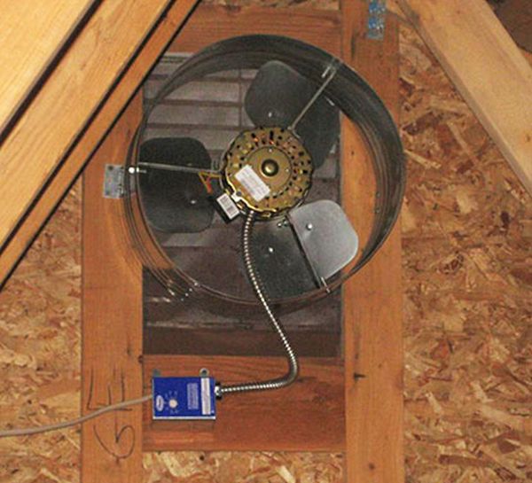 Install an attic fan