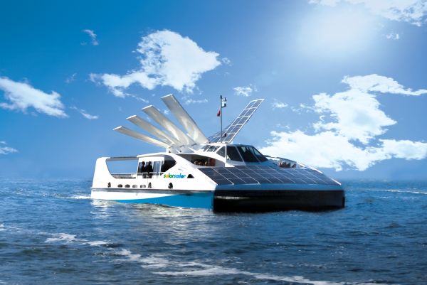 Solar Sailor Hybrid Catamaran