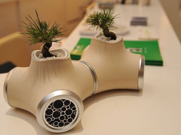 Speakers with Built-in Planters