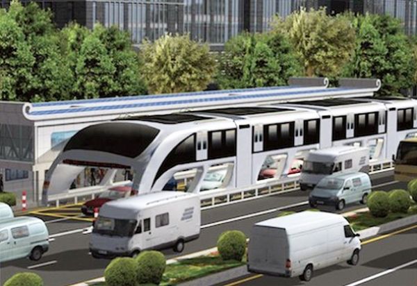 Transit elevated Bus