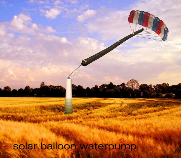 Solar balloon Waterpump WIP