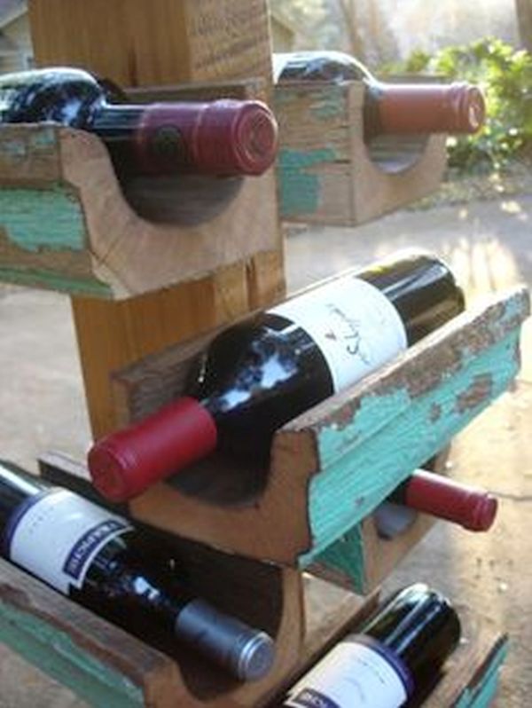 gutter Wine Rack