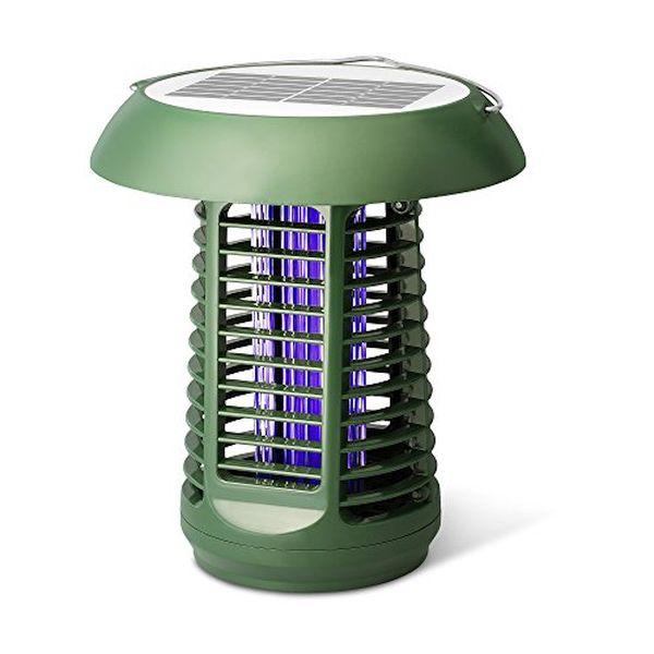 Solar Powered UV Bug Zapper & LED Garden Lamp