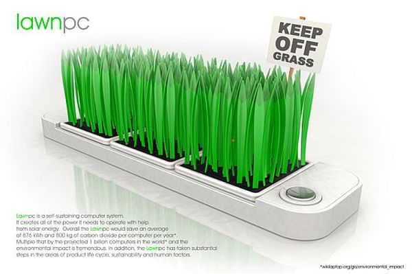 Lawn PC is a green computing concept