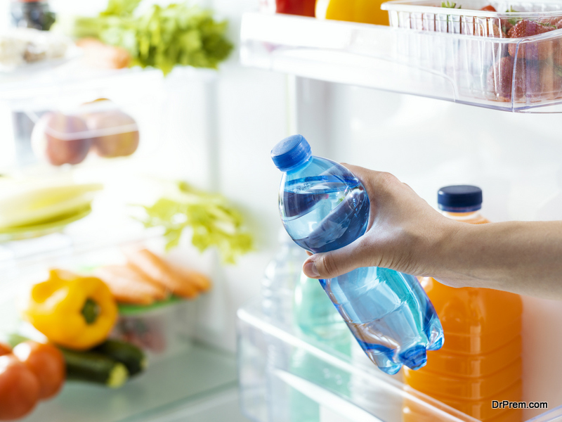  freeze a couple of water bottles in your freezer