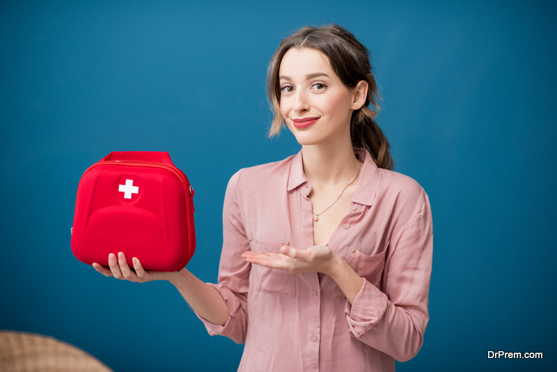 Bringing a first aid kit