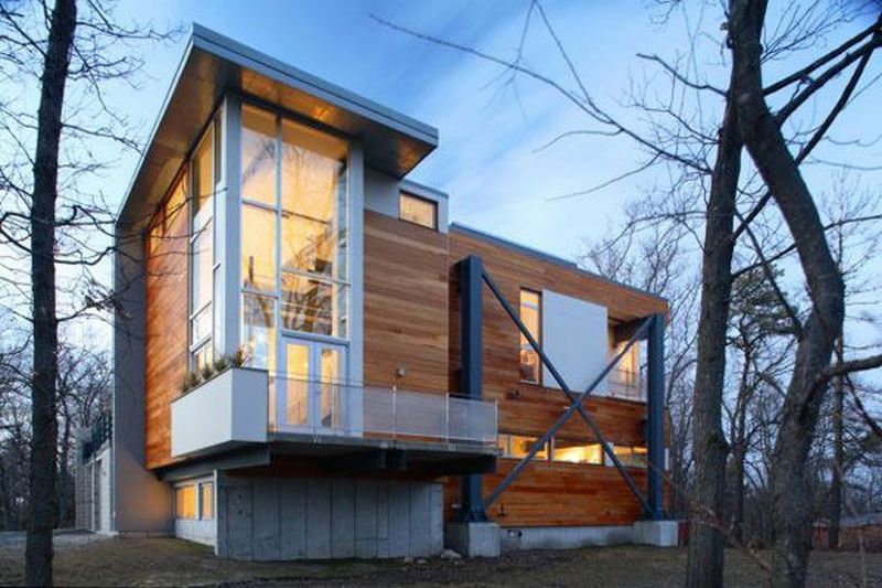 Eco-friendly homes made from recycled materials